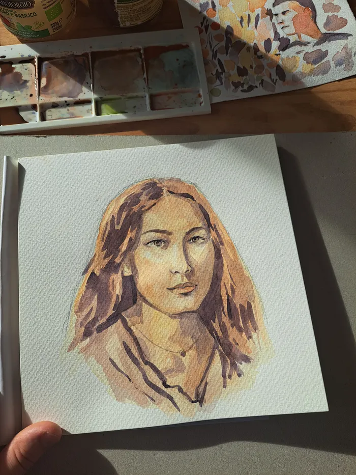 Images sur ma formation « Peindre des portraits à l&rsquo;aquarelle »